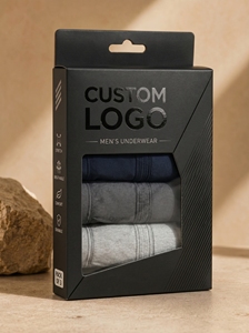 Custom Logo Men's Underwear Packaging <b>Box</b> – Premium <b>Gift</b> <b>Box</b> Set - Product Image 2