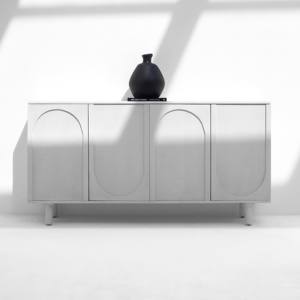 Buffet en bois Vandana Pebble Arista pour des intérieurs modernes élégants, adaptés à l'intérieur et à l'extérieur - Product Image 1