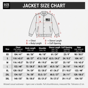 Chaqueta Vaquera de Seda 100% Personalizada OEM para Hombre, Estilo Urbano, Ecológica, Ligera, con Cierre Frontal a Presión, Motivo de Bandera Americana, Estilo Universitario - Product Image 6