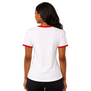 Maglietta Henley Bianca Premium Delta Sigma Theta per Donne, Vestibilità Comoda, Alta Qualità, Abbigliamento Casual per Confraternite Greche - Product Image 2