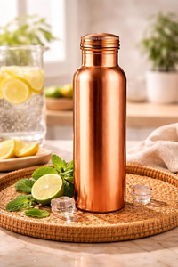 Botella de Agua Reutilizable de Cobre Puro Hecha a Mano, Ecológica, a Prueba de Fugas, Apta para Lavavajillas, de 950 ml, para Uso Diario en el Hogar y la Cocina, Venta al por Mayor - Product Image 3
