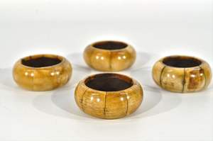 Offre Exclusive : Lot de 4 Anneaux Porte-Serviettes en Bois de Qualité Supérieure Fabriqués en Inde à Prix Imbattable - Product Image 3