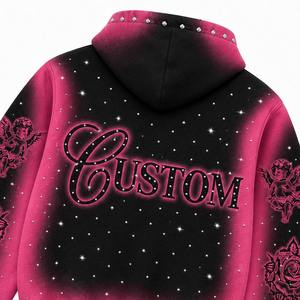 Vente en gros de sweats à capuche personnalisés à double couche, en molleton épais, pour les marques de streetwear américaines, faible MOQ - Product Image 6