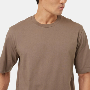 T-shirt Homme Oversize Coupe Ample Coton Premium Mode Urbaine Quotidienne Col Rond Décontracté Grammage Lourd Doux Respirant Vente en Gros - Product Image 4