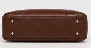 Gravs Sacoche pour ordinateur portable en cuir véritable pour homme, style vintage, sac messager professionnel, léger, de luxe, pour l'été, l'extérieur et le quotidien - Product Image 2
