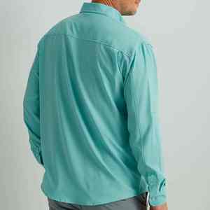 Camiseta de Pesca para Hombre 2026, Manga Larga, Cortavientos, Ligera, Protección Solar UPF 50 UV, 100% Poliéster, Secado Rápido, Impresión por Sublimación Completa - Product Image 5