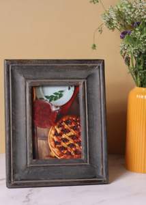 Grey Wooden <b>Frame</b>| Solid Wood Picture <b>Frame</b> for Table Decor, <b>Wall</b> Decor, Office Decor & Home Décor - Product Image 2