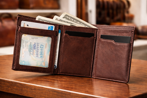 Wriza Fashion Microfiber Credit Card Holder Slim <b>RFID</b> <b>Blocking</b> Bifold <b>Wallet</b> for Men and Women Durable Lightweight Design - Product Image 4