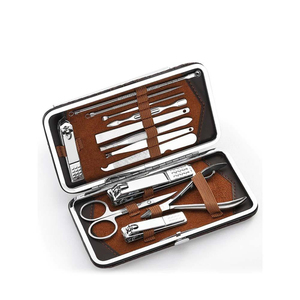 Travel Manicure <b>Kit</b> Stainless Steel <b>Nail</b> Care Grooming Tools Compact Beauty Set Manicure <b>Kit</b> - Product Image 1