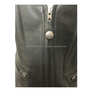 Chaqueta de invierno de alta calidad para hombre, chaleco Retro de motorista, chaleco sin mangas con cuello en V para motocicleta, Chaleco de cuero genuino disponible, chaqueta de invierno de gran tamaño para hombre - Product Image 2