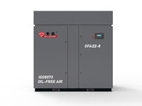 Nouveau compresseur d'air industriel à vis de type sec 7,5-10 bars 22 kW sans huile VSD à moteur refroidi par air pour l'exploitation minière