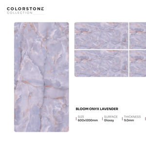 Dalle en porcelaine haute brillance de luxe 600x1200mm 60x120cm 24x48 pouces, grand carrelage décoratif pour murs et sols, pour espaces élégants - Product Image 1