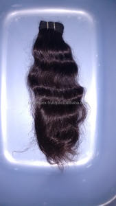 Cabello crudo de la mejor calidad de Asia que teje el pelo indio original que teje. 100% extensión de pelo indio Remy de buena calidad natural sin procesar - Product Image 6