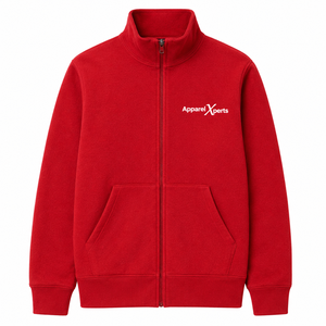 Sudadera de Forro Polar Personalizada para Hombre con Cierre Completo, Cuello Alto y Bolsillo Tipo Canguro, Chaqueta Casual - Product Image 1
