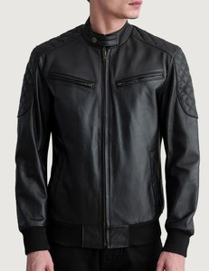 Dernier style, best-seller, vestes en cuir pour hommes à col montant, fabriquées au Pakistan, prix de gros, faible MOQ - Product Image 3