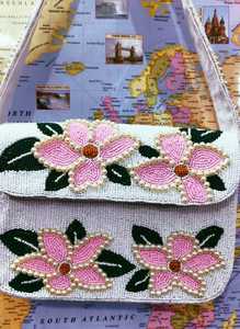 Handmade Embroidered Fabric Table <b>Runner</b> Customized Shape <b>Green</b> Leaf Design Luxury Style Eco-Friendly Durable Lightweight Mat - Product Image 4