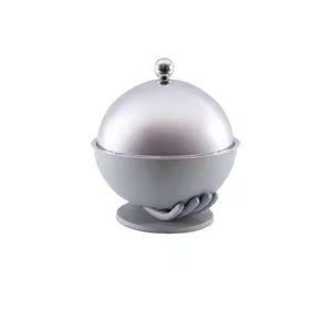 Luxury Red Beaded Casserole Premium Food Warmers Artistic Round Stainless Steel <b>Buffet</b> <b>Server</b> with Decorative Globe Lid - Product Image 3