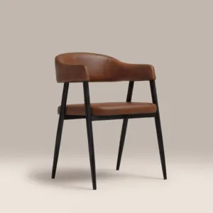 SILLA DE COMEDOR SINTERIOR VINTAGE TAN PRESLEY CARVER - Product Image 3