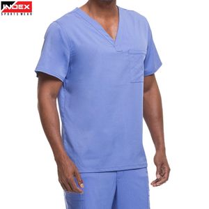 Uniforme Médico Premium con Cuello en V, Ajuste Cómodo, Tela Transpirable, para Hospital o Clínica, con Bolsillos Utilitarios - Product Image 1