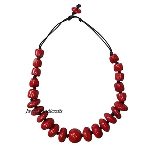 Elegante Collar de Cuentas de Resina, Diseño Moderno y Minimalista, Joyería Chic de Moda, Regalo para Niñas y Mujeres, Uso Diario - Product Image 1