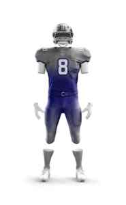 Uniforme de Fútbol Americano Moderno, Ajuste Atlético, Personalizado con Nombre de Equipo, Unisex, Manga Corta, Tela de Poliéster Transpirable, para Todas las Temporadas - Product Image 5