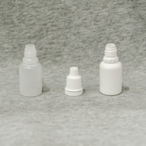 White Cylindrical PP <b>Plastic</b> Cosmetic Bottle with Screw <b>Cap</b> 3–20ml Compact and Lightweight Packaging - Product Image 1