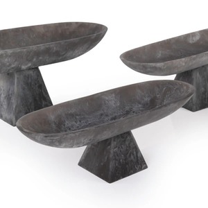 Bol en résine Zenvellora Elite, plat de service artisanal en résine haut de gamme pour une restauration contemporaine, une décoration intérieure de luxe et une présentation artistique des aliments - Product Image 4