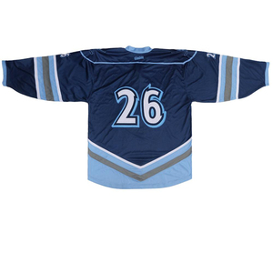 Jersey de Hockey sobre Hielo Personalizado para Equipo Verde, 100% Poliéster de Secado Rápido, Cuello en V, Hecho a Medida, Jerseys de Hockey Internacionales - Product Image 4