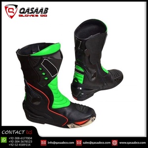 Nouveaux hommes en cuir imperméable de qualité supérieure Design respirant Auto-sport moto course équitation moto vêtements chaussures - Product Image 4