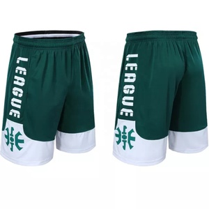 Pantalones Cortos de Baloncesto Personalizados para Hombre, de Alta Calidad, al por Mayor, de Poliéster/Algodón, Elásticos, Transpirables, Tallas Grandes, Diseño Impreso, Anti-UV, de Secado Rápido - Product Image 2