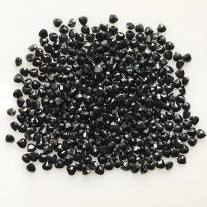 พลอยออนิกซ์สีดำธรรมชาติ 3 มม. รูปหัวใจ คุณภาพดีที่สุด พลอยเม็ดเดี่ยวสำหรับทำเครื่องประดับ ผลิตภัณฑ์จากเรดเมาน์เทน เจมส์ อินเดีย - Product Image 2