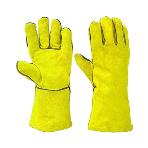 Guantes de Soldadura de Cuero Vacuno de Primera Calidad, Resistentes al Calor y a las Chispas, para Bomberos, Construcción y Barbacoa - Product Image 6