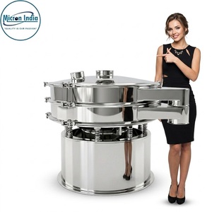 Machine de tamisage vibratoire numérique automatique en acier inoxydable Micron India avec cœur PLC, haute productivité pour le tamisage de poudre de papier et de granulés - Product Image 6