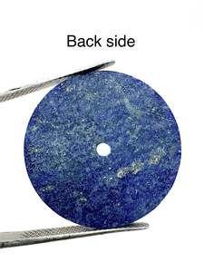 Esfera de Reloj de Piedra Preciosa Natural de Lapislázuli Azul, Disco Plano Redondo de 31.50 mm y 1.50 mm de Grosor, Accesorios para Relojes - Product Image 6