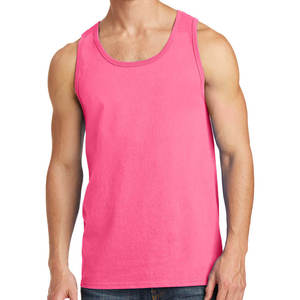 Débardeur sans manches en coton 100% personnalisé avec logo, 200 grammes, pour homme, décontracté, pour l'entraînement, uni - Product Image 1