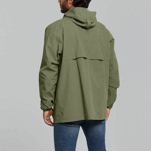 เสื้อแจ็คเก็ตกันลม/ไนลอนคุณภาพสูงแบบลำลองที่กำลังเป็นที่นิยม ปรับแต่งได้ตามต้องการ ระบายอากาศได้ดี กันน้ำ ราคาขายส่ง - Product Image 4