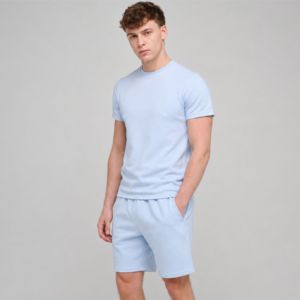 Men <b>Twin</b> <b>Set</b> Short Sleeve T Shirt and Shorts Casual Summer Sportswear Two Piece Outfit Custom OEM ODM Wholesale Clothing <b>Set</b> New - Product Image 5