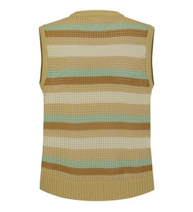 Chaleco de Punto sin Mangas, Transpirable, Mezcla de Algodón, Cuello en V, con Botones al Frente, para Hombre, Uso Diario en la Oficina - Product Image 4