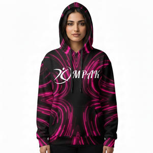 Sweat à capuche unisexe oversize premium pour l'hiver, avec impression par sublimation de haute qualité brodée, pour un style streetwear décontracté - Product Image 1