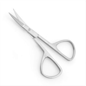 Ciseaux à cuticules professionnels à lame incurvée simple, en acier inoxydable, pour soins des ongles, outil de manucure, prix raisonnable - Product Image 2