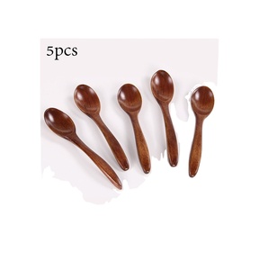 Cuillère en bois mini taille pour spieces et café thé cuillère en bois mieux poli pour la meilleure vente - Product Image 1