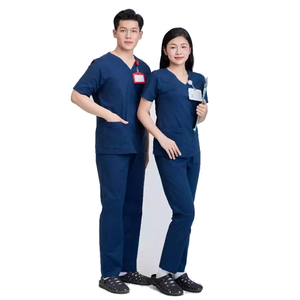 ชุดเครื่องแบบทางการแพทย์ผ้าทอสวมใส่สบายผลิตในเวียดนามสำหรับคลินิกและโรงพยาบาล - Product Image 6