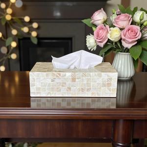 กล่องกระดาษทิชชูทรงสี่เหลี่ยมดีไซน์ทันสมัยสำหรับบ้าน โรงแรม สำนักงาน รถยนต์ ห้องครัว ห้องน้ำ ตกแต่งโต๊ะ คุณภาพสูง - Product Image 5