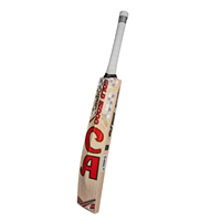 Bate de Críquet Domelco Group Gold 15000 Edición Jugador, 7 Estrellas, Ligero, Madera de Sauce Inglesa, Ambidiestro, Alta Calidad, 40MM