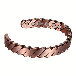 Wholesale Custom <b>Copper</b> Brass Cuff <b>Bracelet</b> Manufacturer & Supplier Gold Plated Vintage Style for Wedding Unisex - Product Image 4