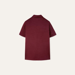 Super Quality Men's Formal for Shirt 100% Cotton Knitted Short Sleeve Breathable Quick Dry Custom Logo Summer Season - Product Image 2