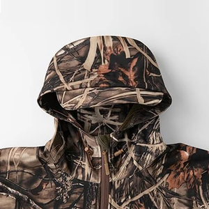 GRACE <b>SIGN</b> Unisex Waterproof Soft <b>Shell</b> Winter Hunting Jacket Camouflage - Product Image 3