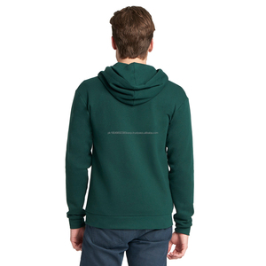 Sweat-shirts thermiques pour hommes de qualité supérieure, sur mesure, tendance, fermeture éclair, capuche, XXS, style uni brodé - Product Image 2