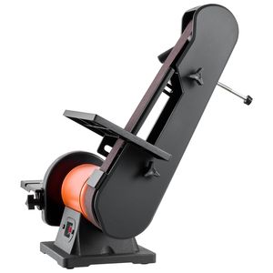 Levigatrice a Nastro e Disco Professionale da Banco 6 Pollici 420W 2 x 42 Pollici con Regolazioni Multiple dell'Angolo per Dischi Abrasivi - Product Image 1