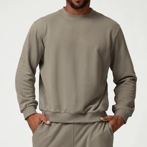 <b>White</b> Men Sweatshirt Casual Streetwear Pullover Relaxed Fit Fashion <b>Top</b> Custom USA Wholesale Apparel Trendy Everyday Wear - Product Image 6